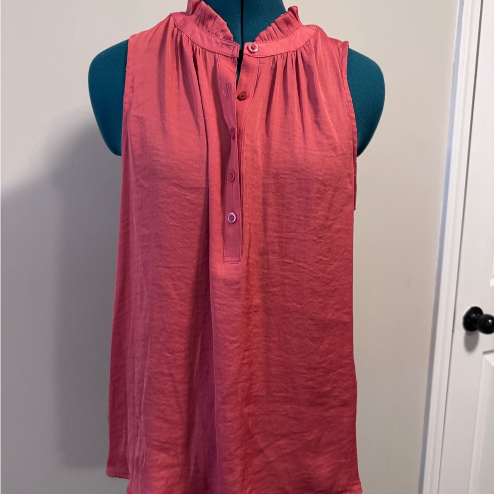 Simply Vera Vera Wang Coral Sleeveless Blouse
